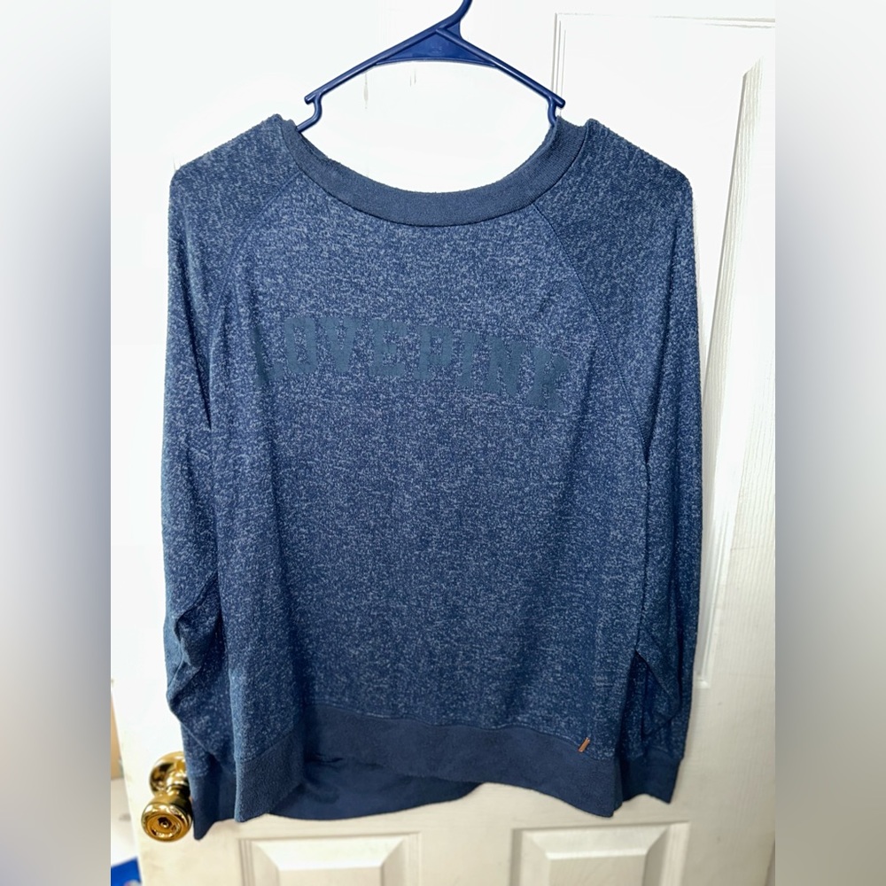Victoria's Secret PINK Vintage Blue Crewneck Sweatshirt Size Small